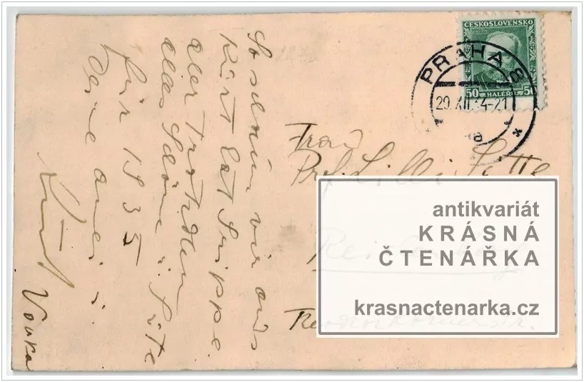 RUČNĚ MALOVANÁ pohlednice