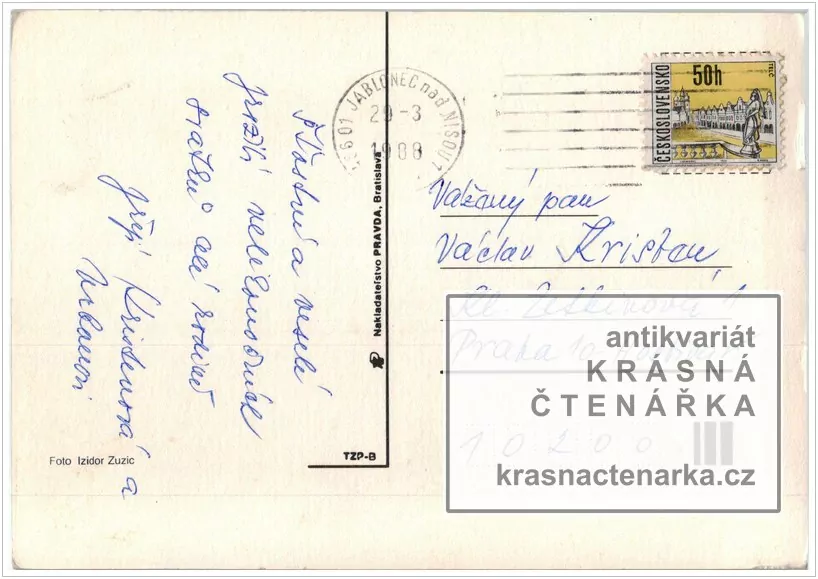 DĚTI v kroji na velikonočním přání