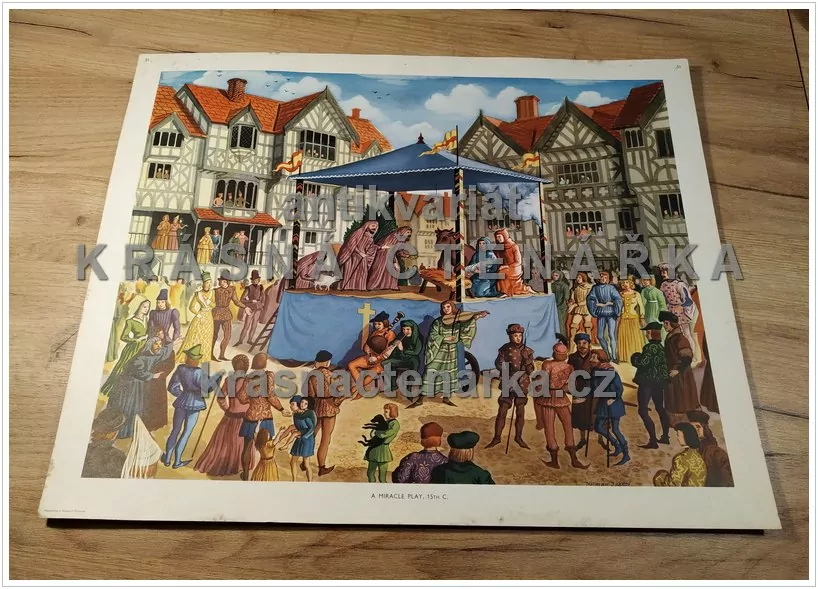Macmillan's History Pictures: A MIRACLE PLAY, 15th C.