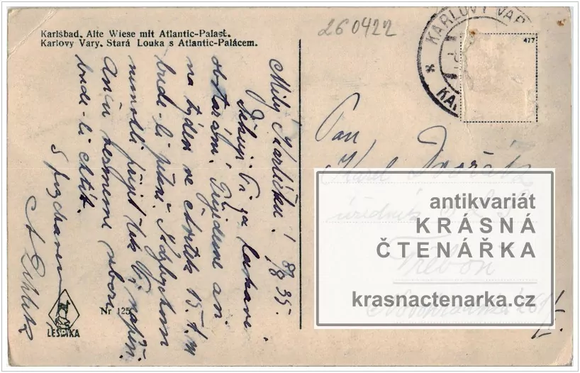 KARLOVY VARY (Stará louka s Atlantic-Palácem)