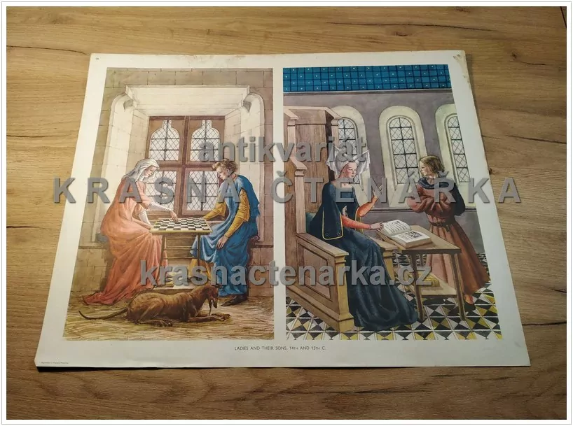 Macmillan's History Pictures: LADIES AND THEIR SONS, 14th AND 15th C.