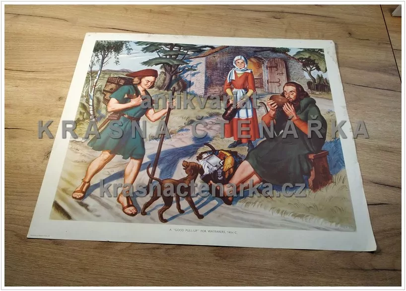 Macmillan's History Pictures: A "GOOD PULL-UP" FOR WAYFARERS, 14th C.