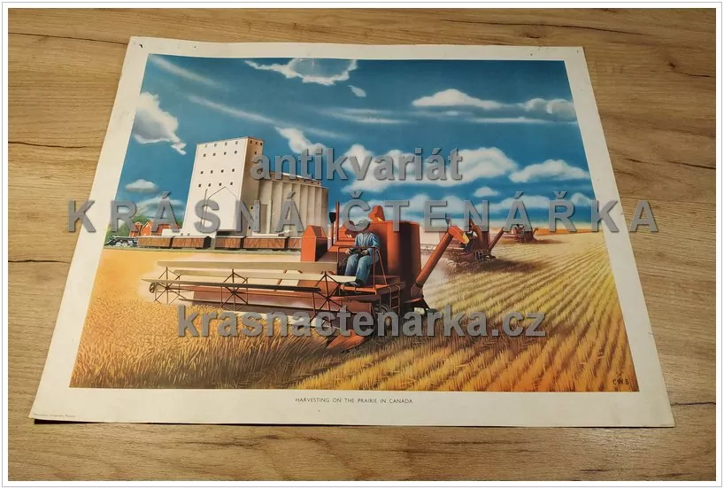 Macmillan's History Pictures: HARVESTING ON THE PRAIRIE IN CANADA