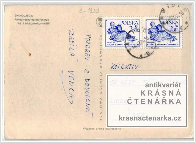 VOJENSKÁ, LOĎ ve Svinoústí, tj. Swinemünde čili Świnoujście