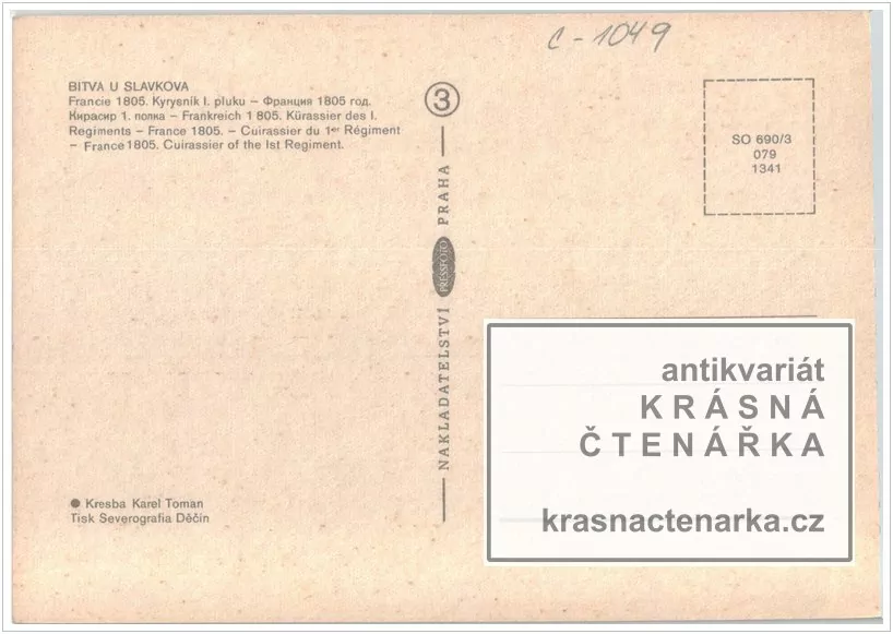 VOJENSKÁ, Bitva u Slavkova, Kyrysník I. pluku