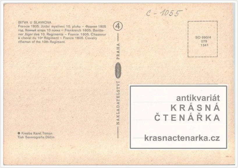 VOJENSKÁ, Bitva u Slavkova, Jízdní myslivec 10. pluku