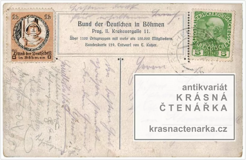 SPOLEK NĚMCŮ V ČECHÁCH, Bund der Deutschen in Böhmen (Kutzer Ernst)