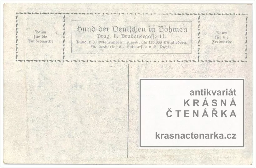 SPOLEK NĚMCŮ V ČECHÁCH, Bund der Deutschen in Böhmen (Kutzer Ernst)