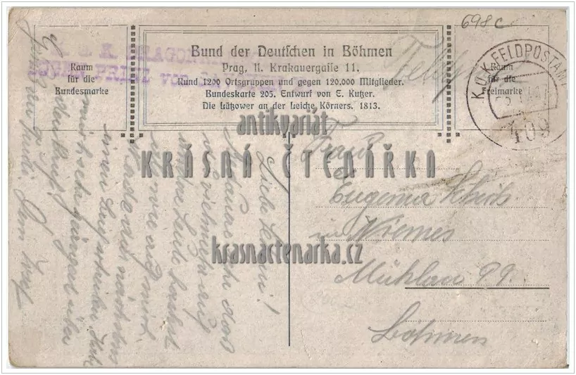 SPOLEK NĚMCŮ V ČECHÁCH, Bund der Deutschen in Böhmen (Kutzer Ernst)