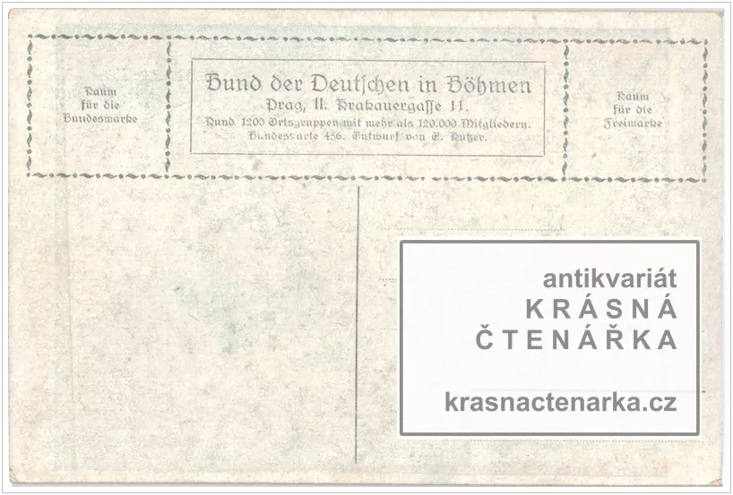 SPOLEK NĚMCŮ V ČECHÁCH, Bund der Deutschen in Böhmen (Kutzer Ernst)