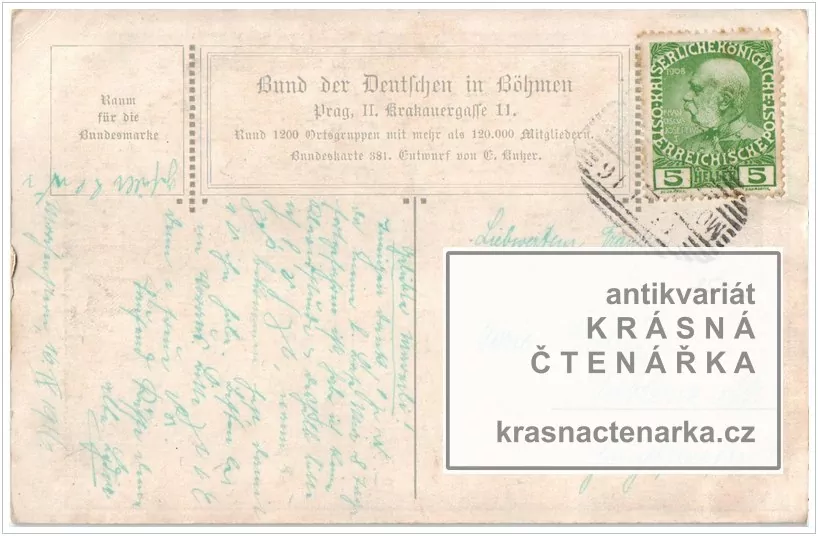 SPOLEK NĚMCŮ V ČECHÁCH, Bund der Deutschen in Böhmen (Kutzer Ernst)