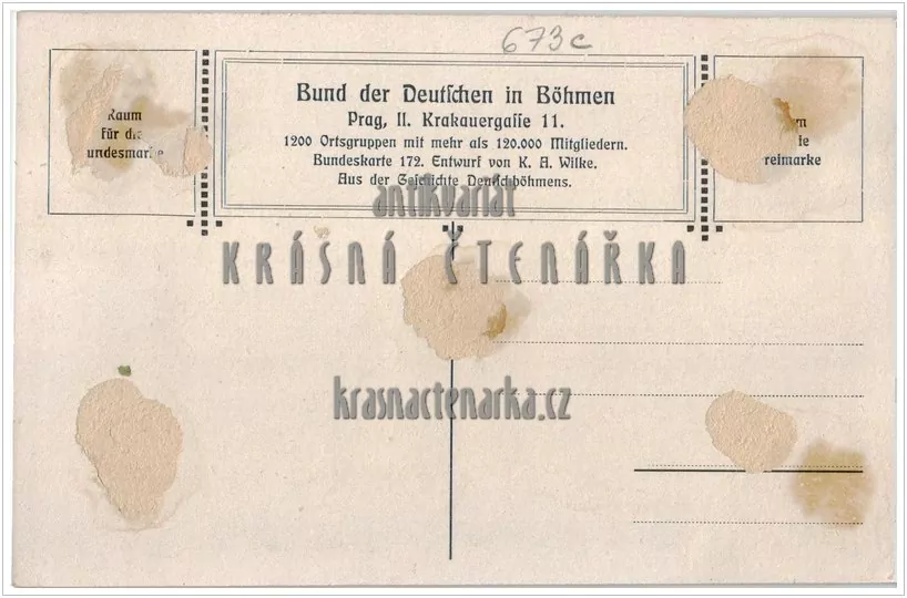 SPOLEK NĚMCŮ V ČECHÁCH, Bund der Deutschen in Böhmen (Wilke Karl Alexander)