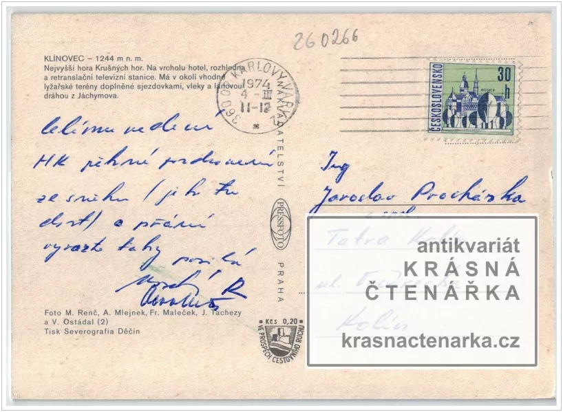 KRUŠNÉ HORY - KLÍNOVEC