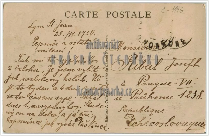 VOJENSKÁ, Válečné ruiny v Lyonu