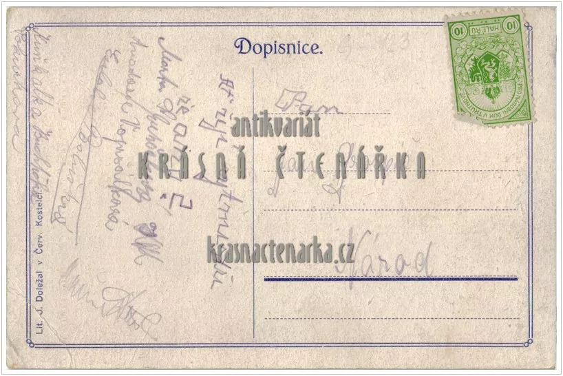 NÁRODNÍ ve prospěch "Národ. domu" v Trutnově (il. Doležal J.)