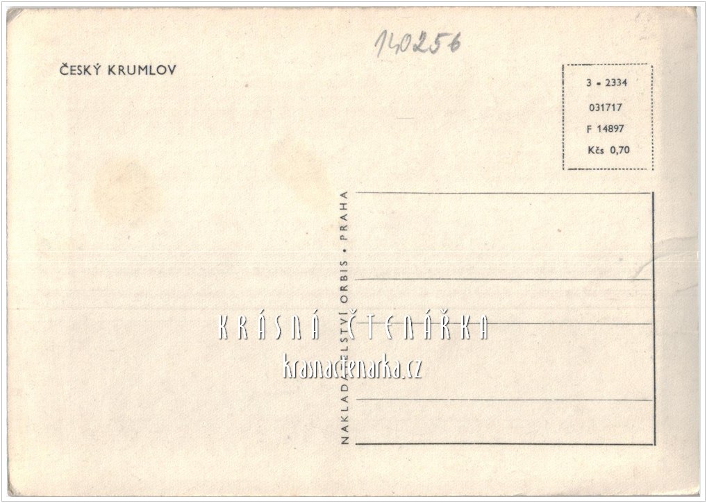 ČESKÝ KRUMLOV, Pohled na zámek