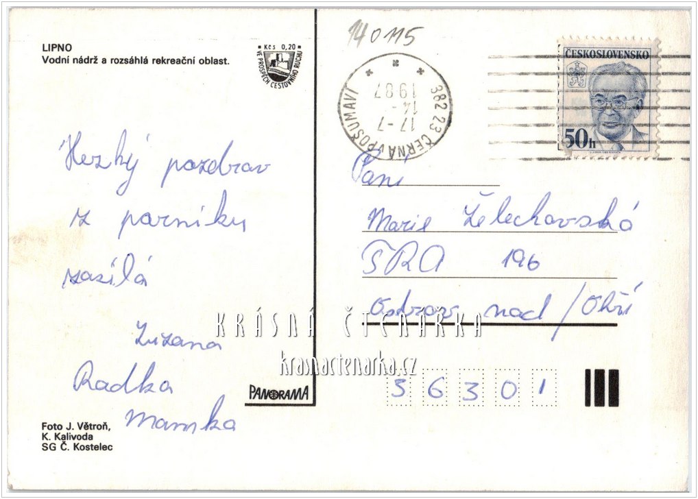 Vodní nádrž LIPNO