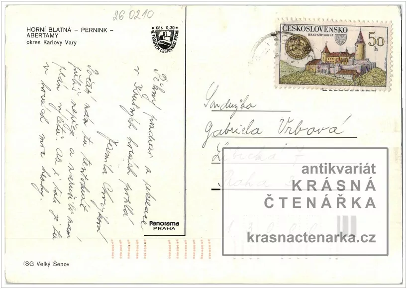 HORNÍ BLATNÁ - PERNINK - ABERTAMY