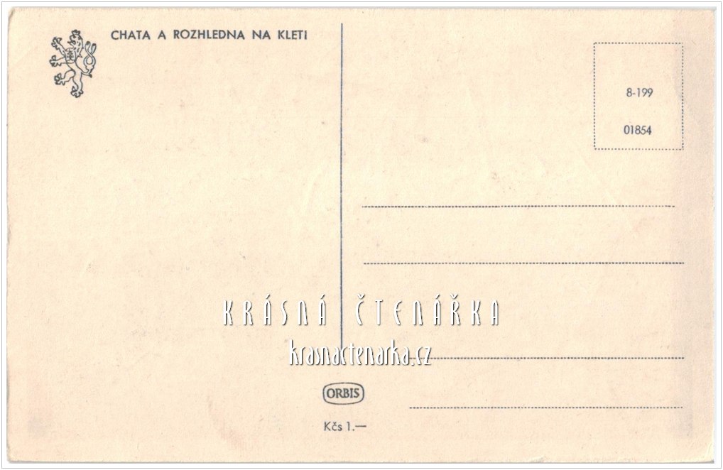 Rozhledna KLEŤ - JOSEFOVA VĚŽ  a okolí