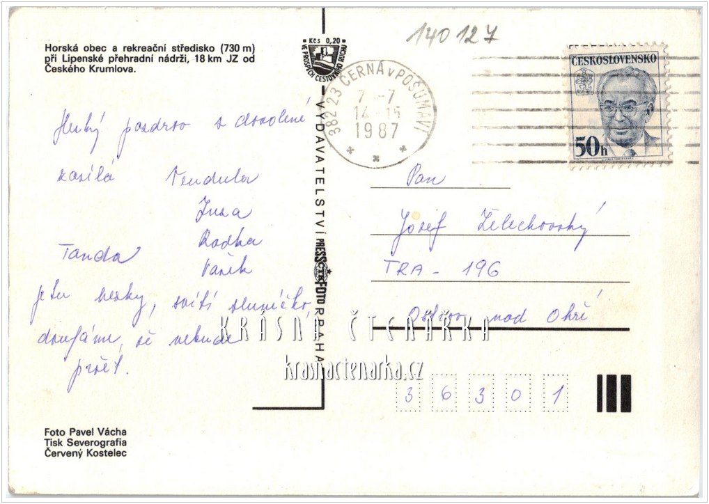 ČERNÁ V POŠUMAVÍ