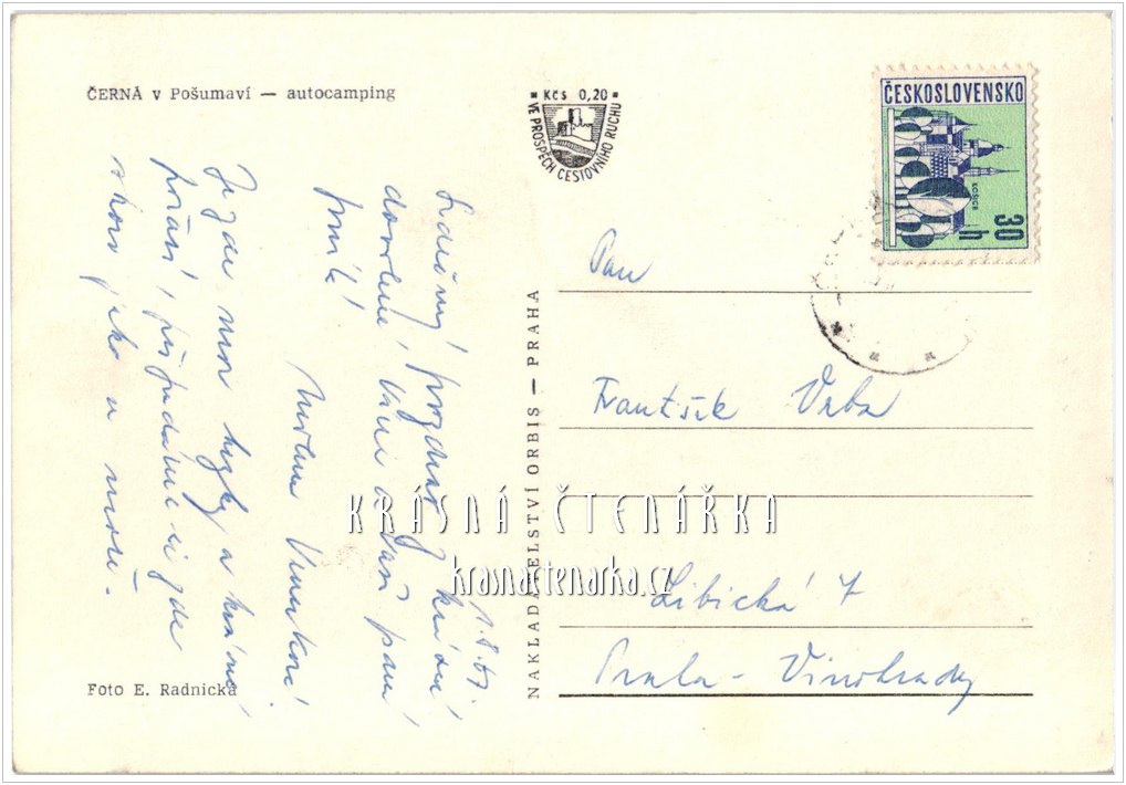 ČERNÁ V POŠUMAVÍ, Autokemp