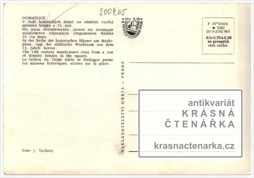 DOMAŽLICE, Náměstí Míru