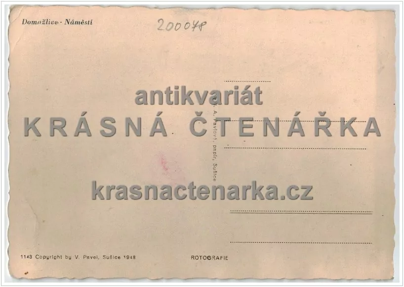 DOMAŽLICE, Náměstí Míru