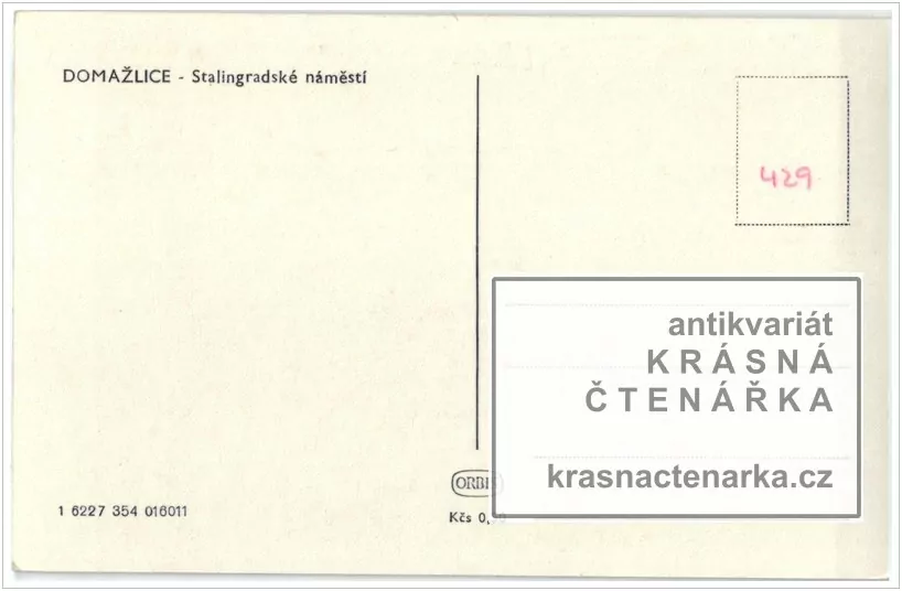 DOMAŽLICE, Náměstí