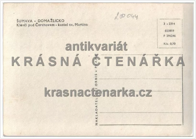 KLENČÍ POD ČERCHOVEM, Kostel sv. Martina