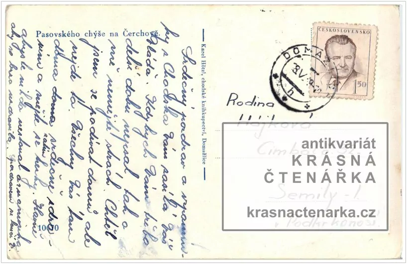 Hora ČERCHOV, Kurzova rozhledna a chata KČT