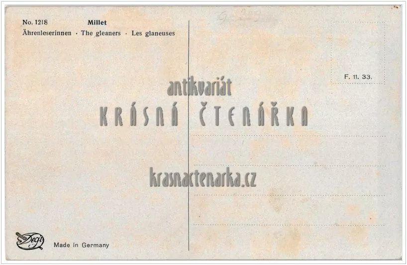 LIDSKÁ PRÁCE, Zemědělství