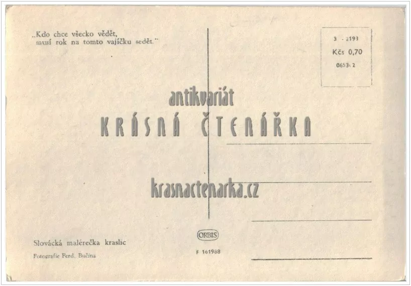 SLOVÁCKÁ MALÉREČKA KRASLIC