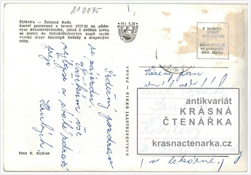 ŽELEZNÁ RUDA (Pohled na kostel Panny Marie Pomocné)