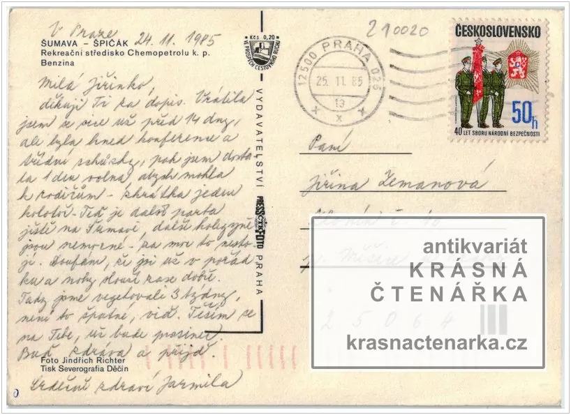 ŠPIČÁK - ŽELEZNÁ RUDA (Rekreační středisko Benzina)