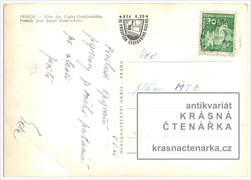 PŘEROV, Pomník J. A. Komenského