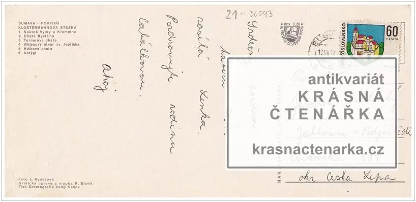 ŠUMAVA - POVYDŘÍ (Klostermannova stezka)