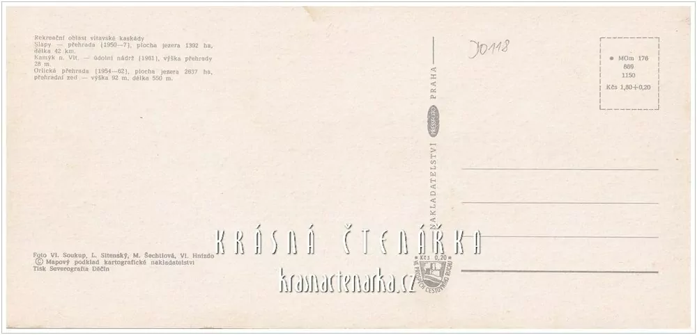 Rekreační oblast VLTAVSKÉ KASKÁDY