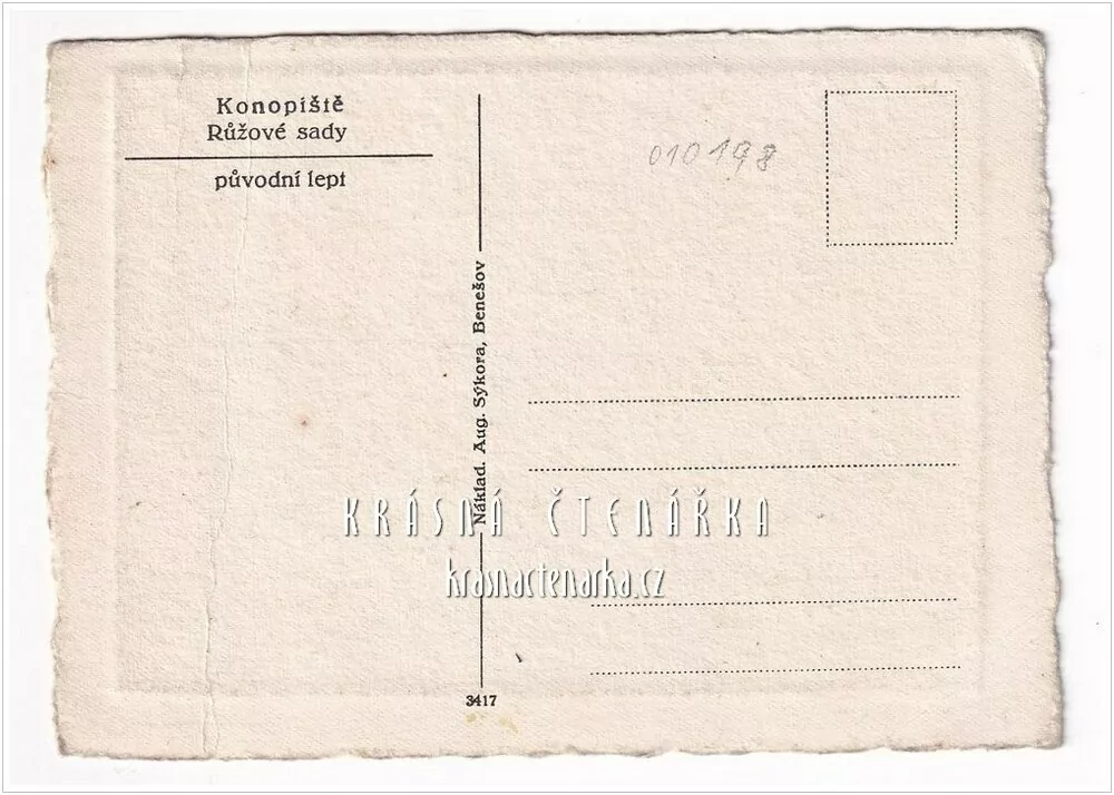 Zámek KONOPIŠTĚ (původní lept)