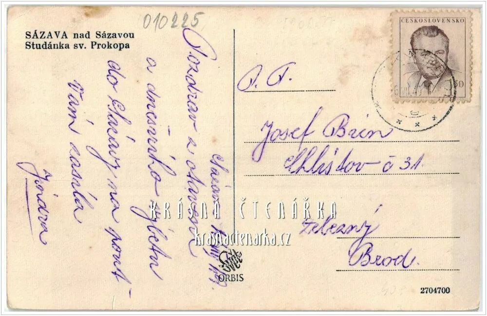 SÁZAVA, Studánka a kaple sv. Prokopa