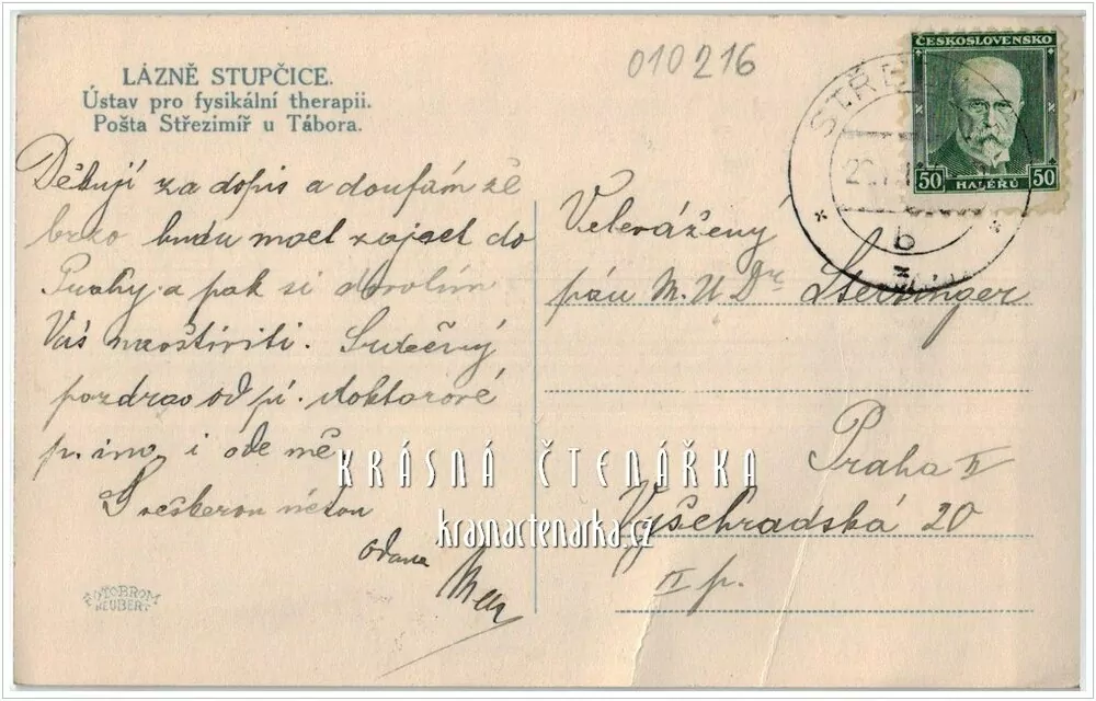 STUPČICE, Lázně doktora Ladislava Krouského