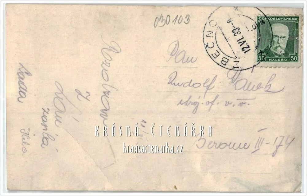 Zámek LÁNY, Partie z parku, socha Jenovéfy