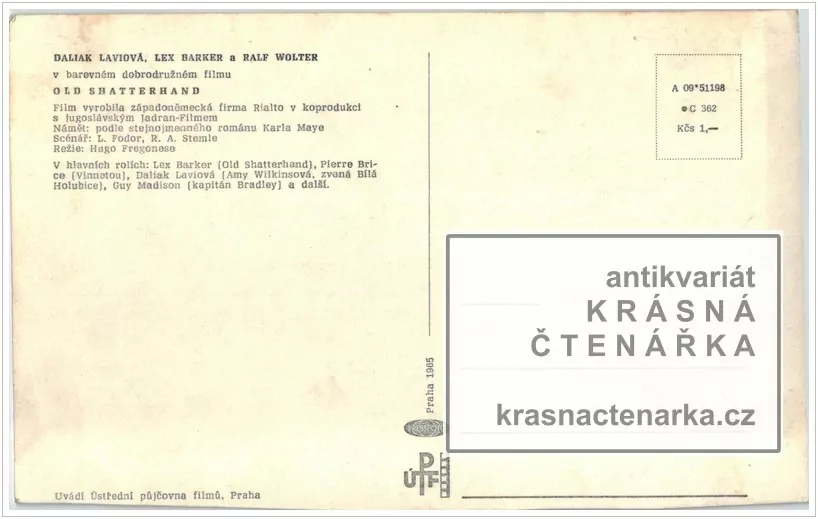 Film OLD SHATTERHAND (Lavi / Barker / Wolter)