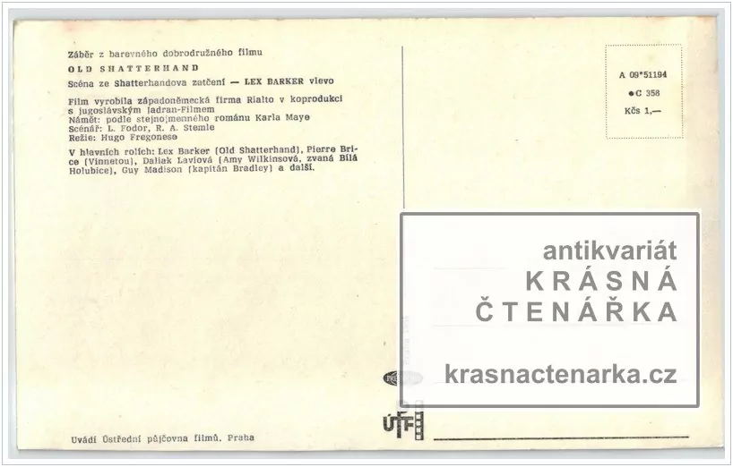 Film OLD SHATTERHAND (Barker)