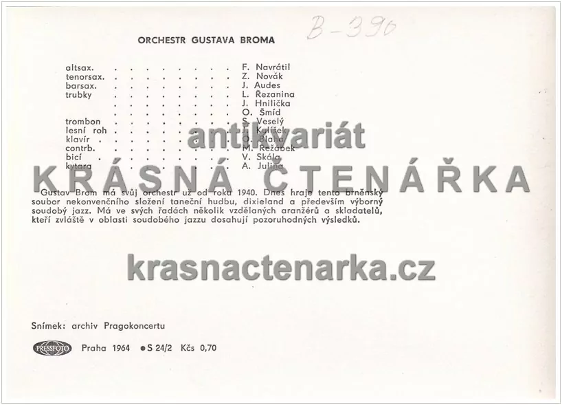 ORCHESTR GUSTAVA BROMA