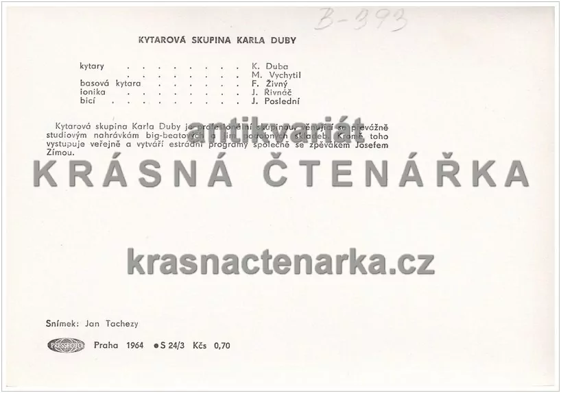 KYTAROVÁ SKUPINA KARLA DUBY