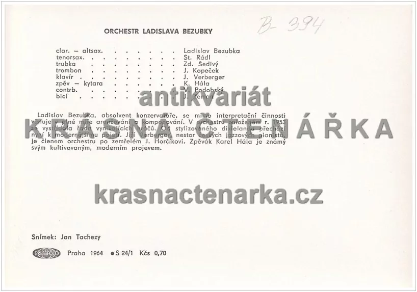 ORCHESTR LADISLAVA BEZUBKY