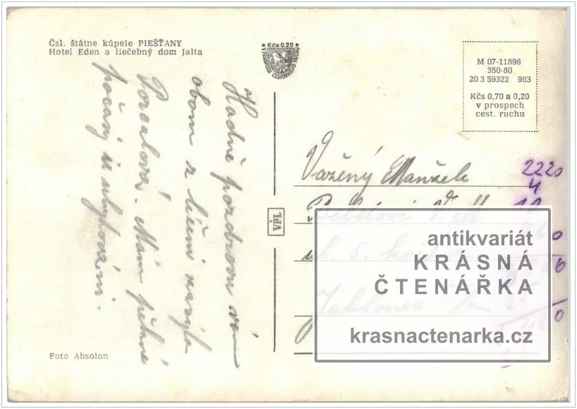PIEŠŤANY (Liečebný dom Jalta a hotel Eden)