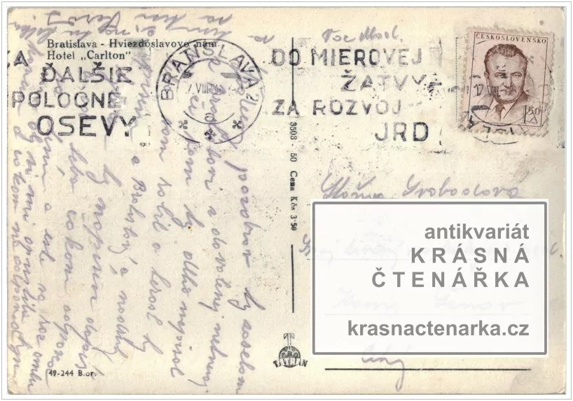 BRATISLAVA (Hviezdoslavovo námestie a hotel Carlton)