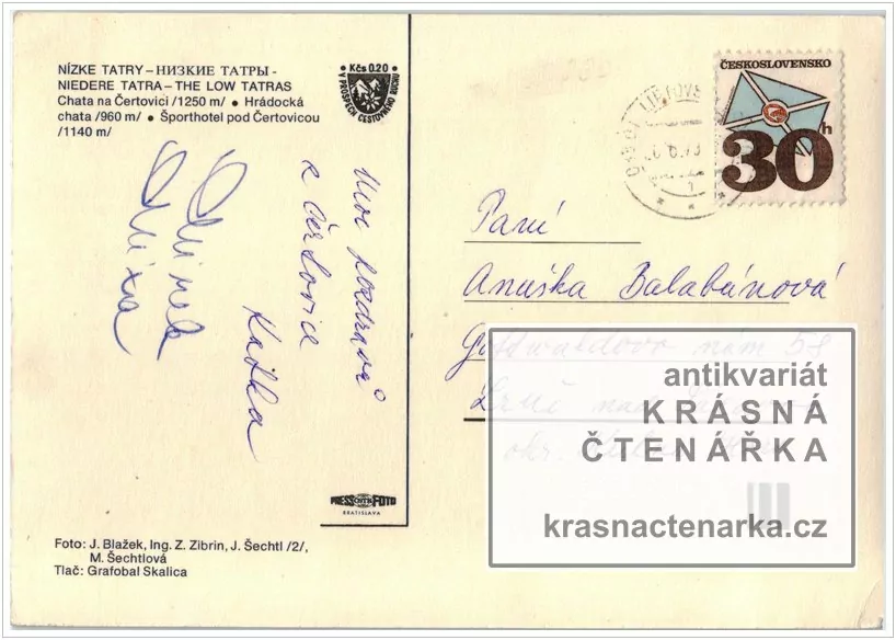 NÍZKE TATRY (Chata na Čertovici)