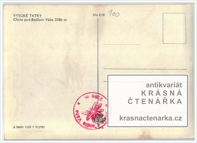 VYSOKÉ TATRY (Chata pod Sedlom Váha)